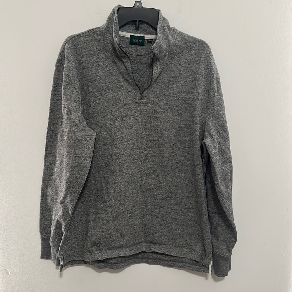 J crew mens 1/4 zip pullover. Size medium